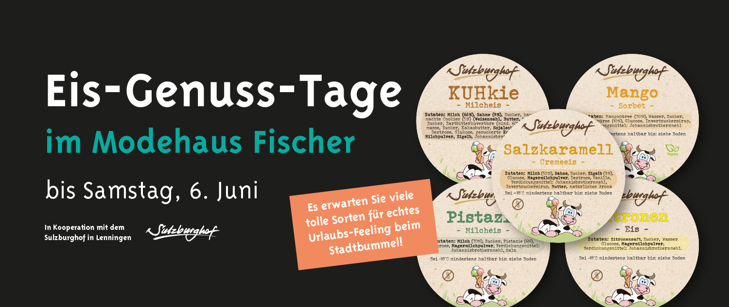 Fischer Männermode – Eis-Genuss-Tage